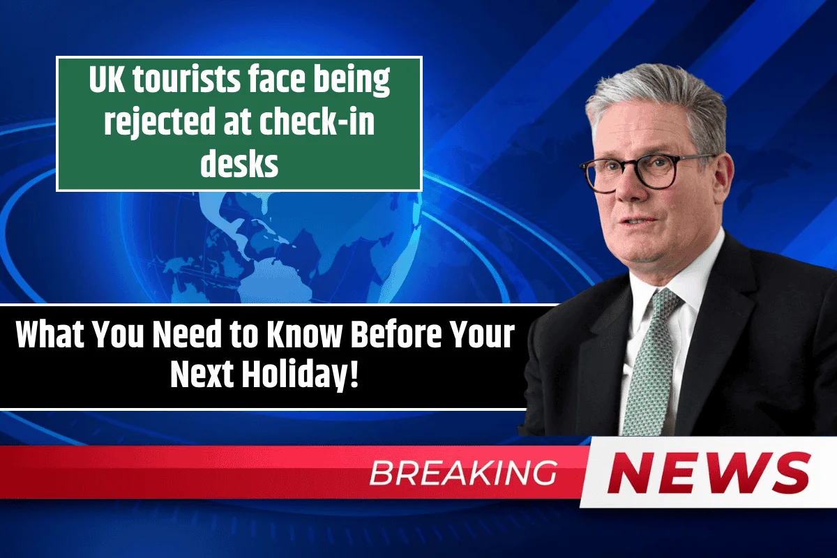 UK tourists face being rejected at check-in desks: What You Need to Know Before Your Next Holiday!