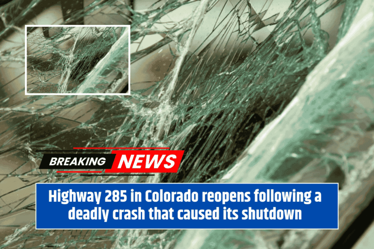 Highway 285 in Colorado reopens following a deadly crash that caused its shutdown