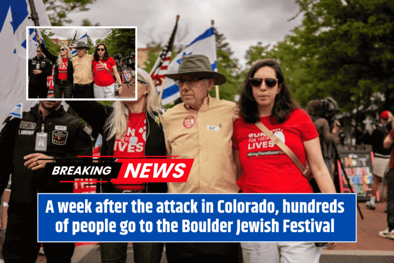 A week after the attack in Colorado, hundreds of people go to the Boulder Jewish Festival