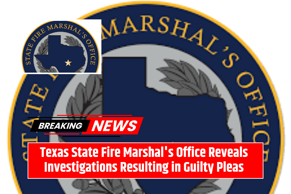 Texas State Fire Marshal's Office Reveals Investigations Resulting in Guilty Pleas