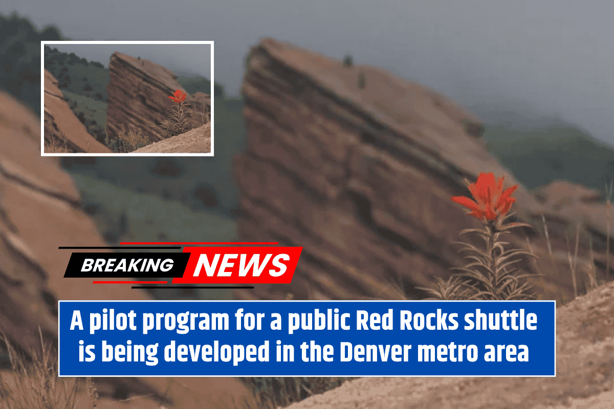 A pilot program for a public Red Rocks shuttle is being developed in the Denver metro area