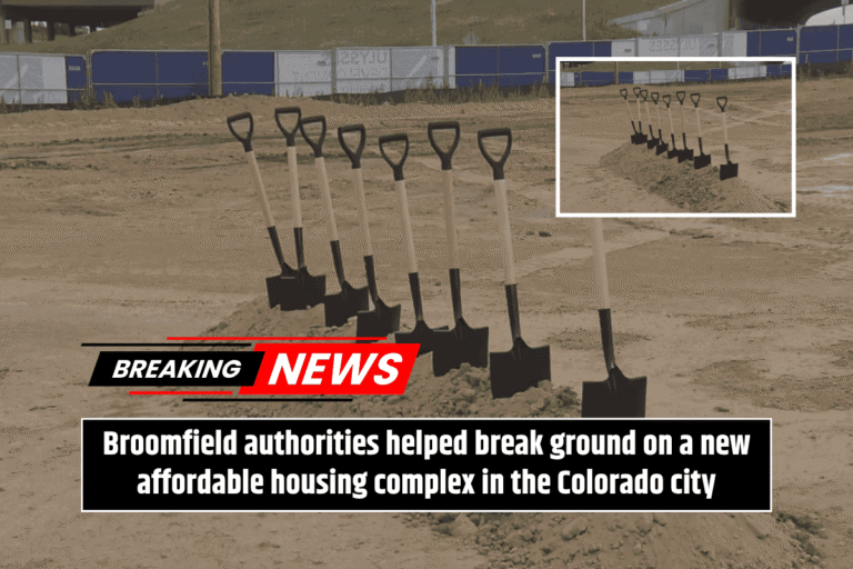 Broomfield authorities helped break ground on a new affordable housing complex in the Colorado city