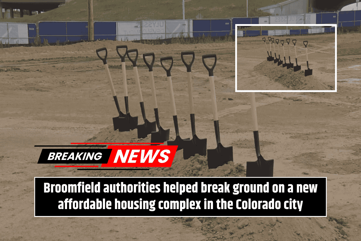 Broomfield authorities helped break ground on a new affordable housing complex in the Colorado city