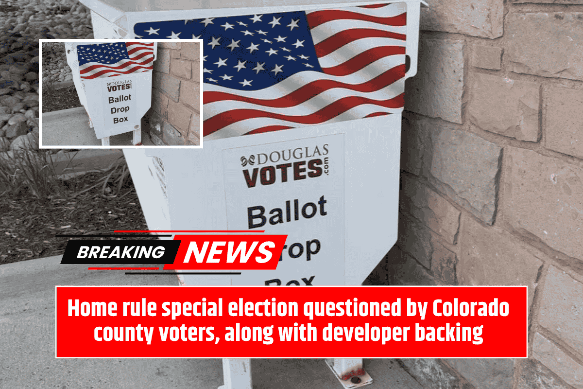 Home rule special election questioned by Colorado county voters, along with developer backing
