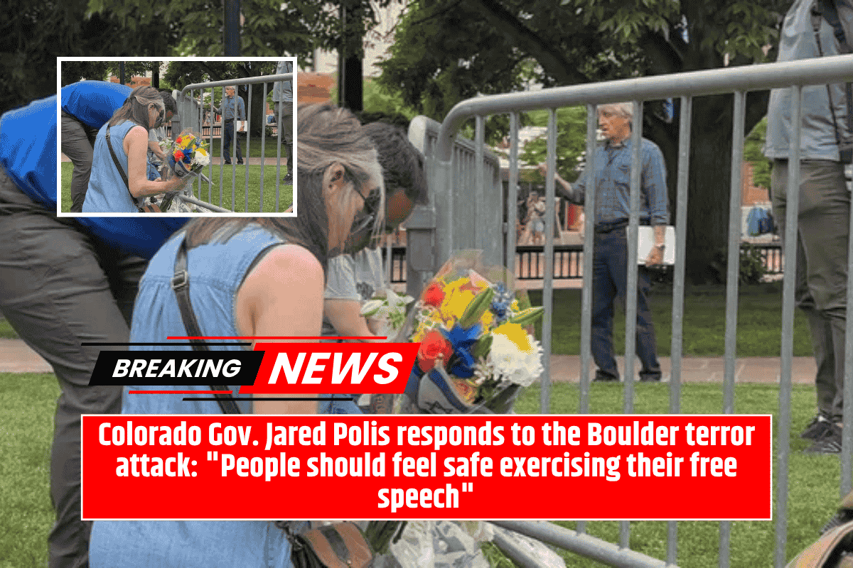 Colorado Gov. Jared Polis responds to the Boulder terror attack: "People should feel safe exercising their free speech"