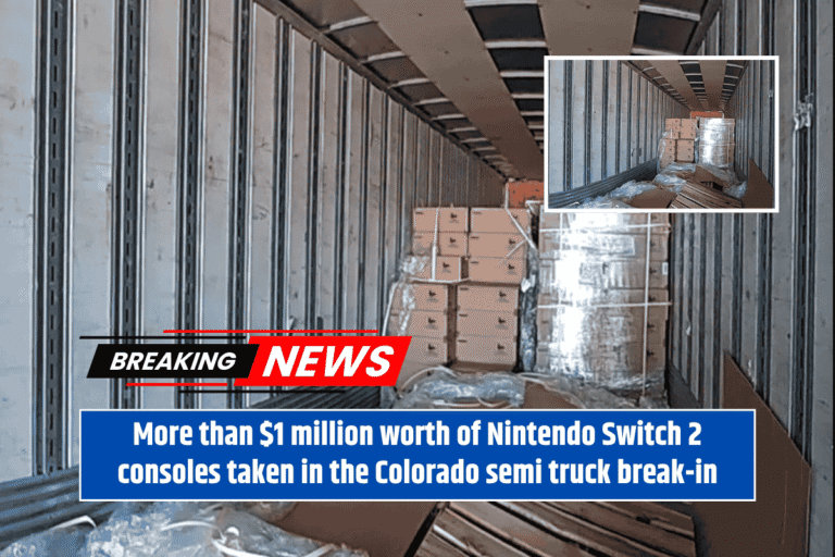 More than $1 million worth of Nintendo Switch 2 consoles taken in the Colorado semi truck break-in