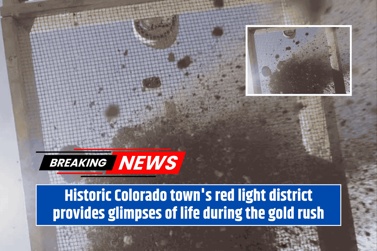 Historic Colorado town's red light district provides glimpses of life during the gold rush