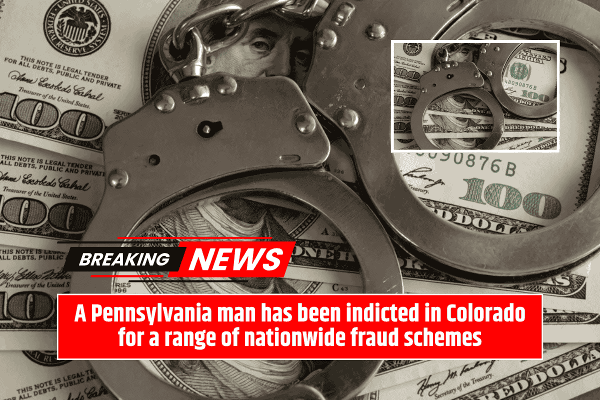 A Pennsylvania man has been indicted in Colorado for a range of nationwide fraud schemes